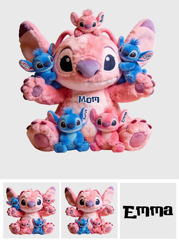 Ohana Means Family - Gift For Mom - Personalized Ohana Premium Faux Fur Pillow