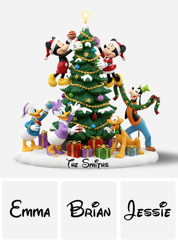 Merry Christmas - Personalized Mouse Custom Shaped Acrylic Plaque