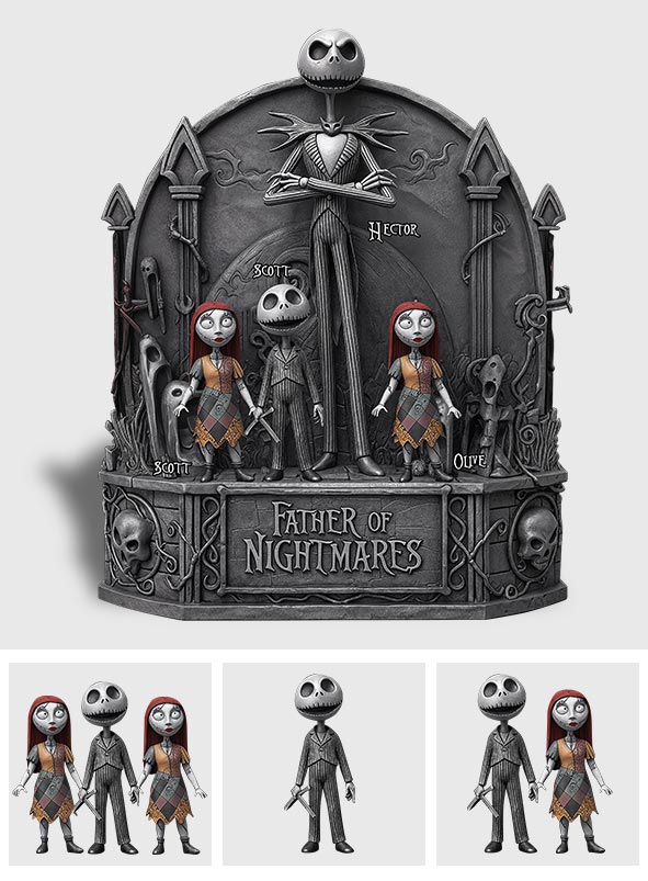 Father Of Nightmares - Personalized Nightmare Custom Shaped Acrylic Plaque