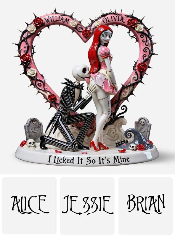 I Licked It So It's Mine - Personalized Nightmare Custom Shaped Acrylic Plaque