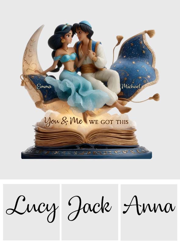 You And Me We Got This - Personalized Mouse Custom Shaped Acrylic Plaque