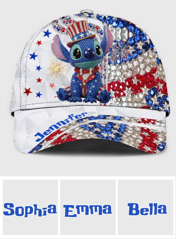 Red And White - Personalized Ohana Classic Cap