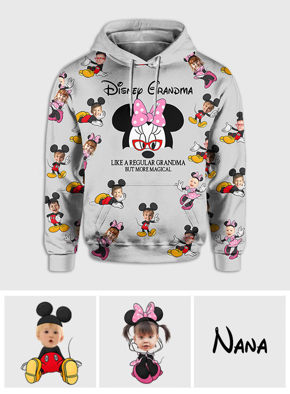 Mouse Ear Grandma - Personalized Mouse All Over Shirt