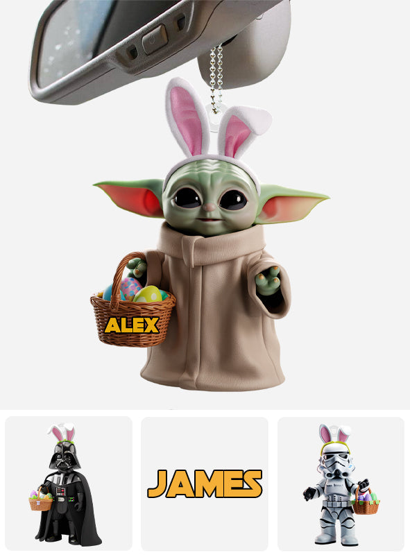 Happy Easter - Personalized The Force Car Ornament