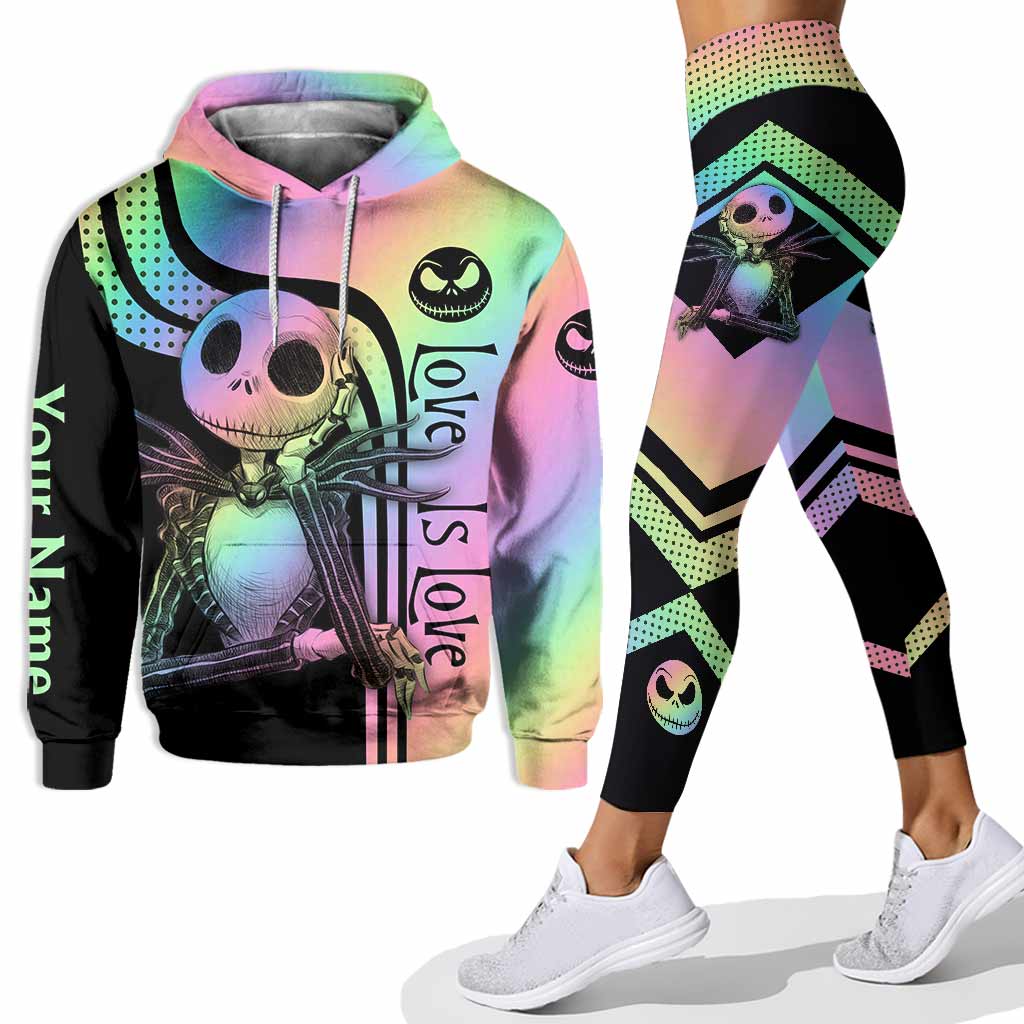 Love Is Love - Personalized LGBT Support Hoodie And Leggings