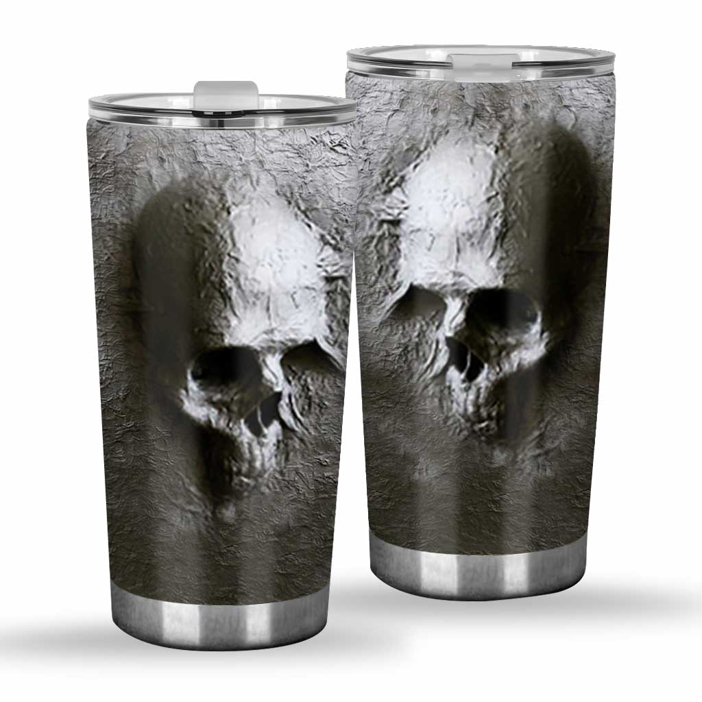 Skull 3D Pattern Print Skull Tumbler 0622