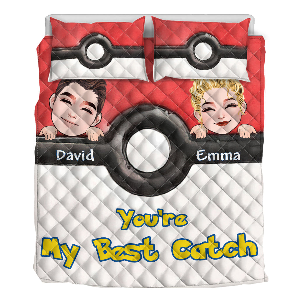 My Best Catch - Personalized Monster Trainer Quilt Set