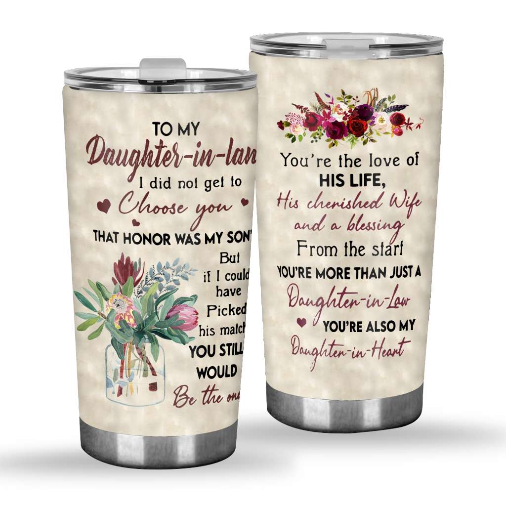 My Daughter-In-Law Also My Daughter-In-Heart - Daughter Tumbler 0921