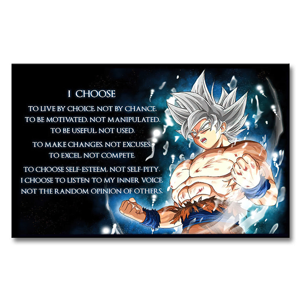 I Choose- Seven Balls Canvas And Poster 1122