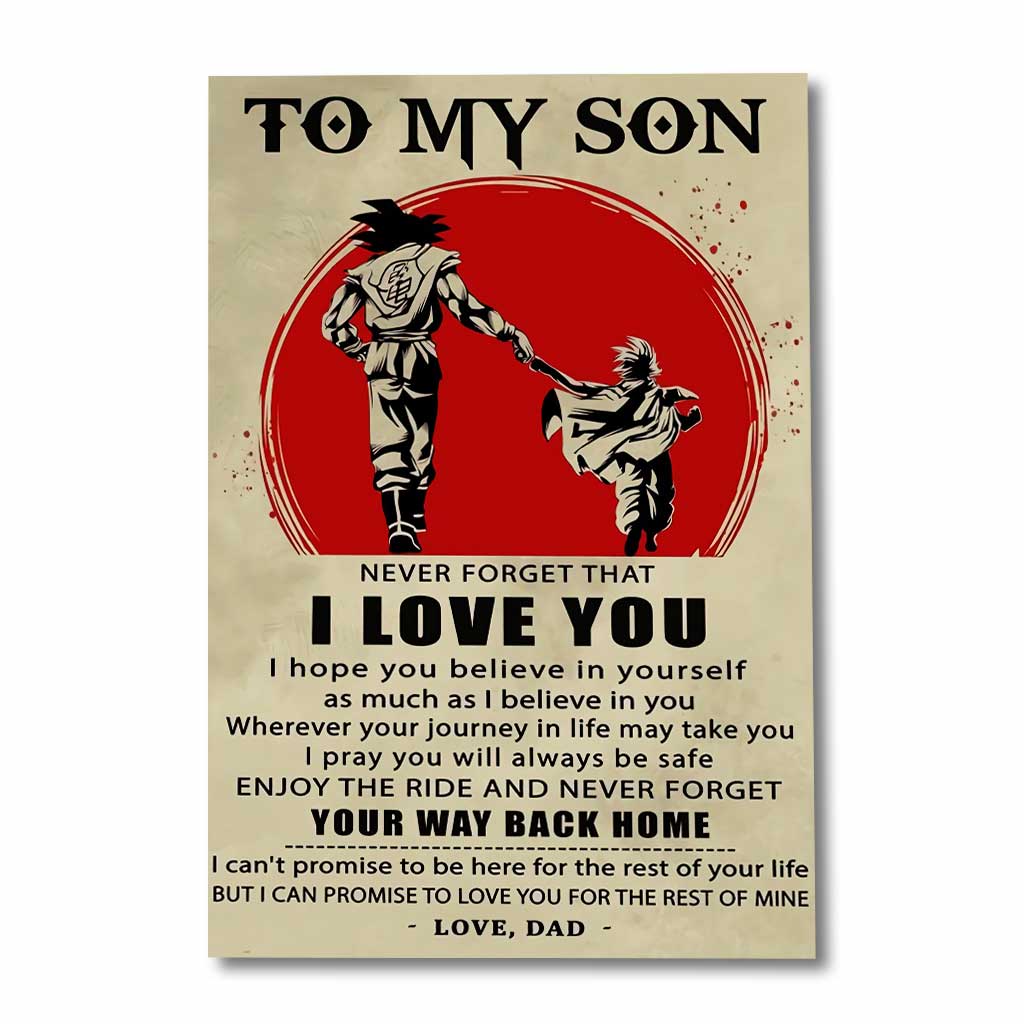 I Love You My Son- Seven Balls Canvas And Poster 1122