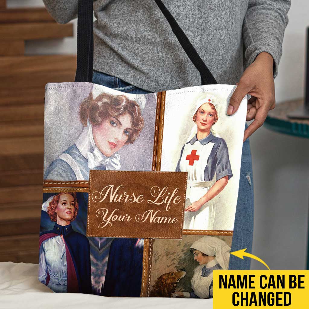 Nurse Life Personalized Tote Bag