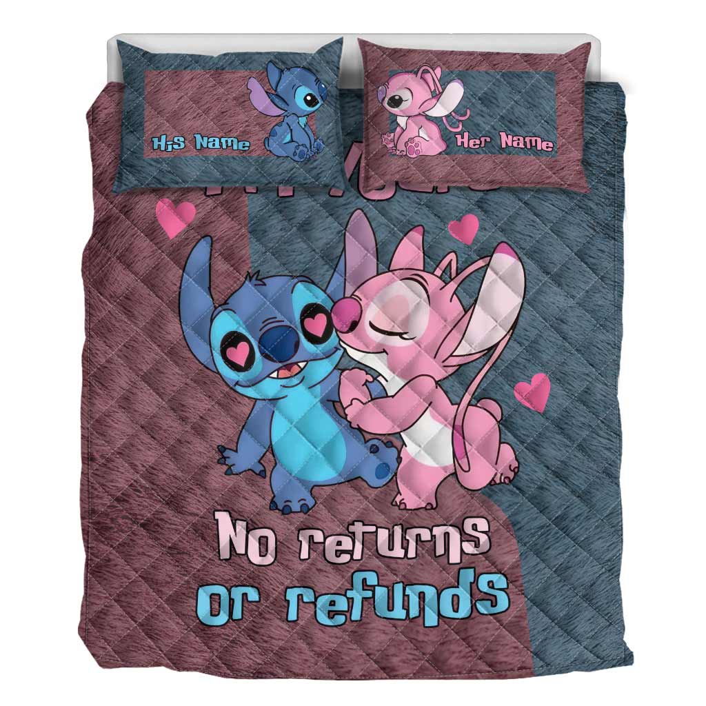 I'm Yours No Returns - Personalized Ohana Quilt Set