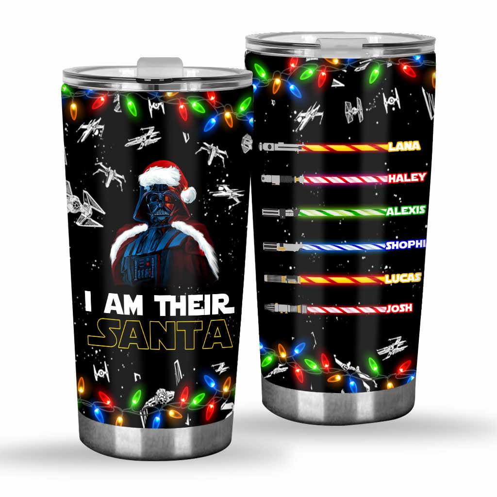 I Am Their Santa - Personalized Christmas Father Tumbler