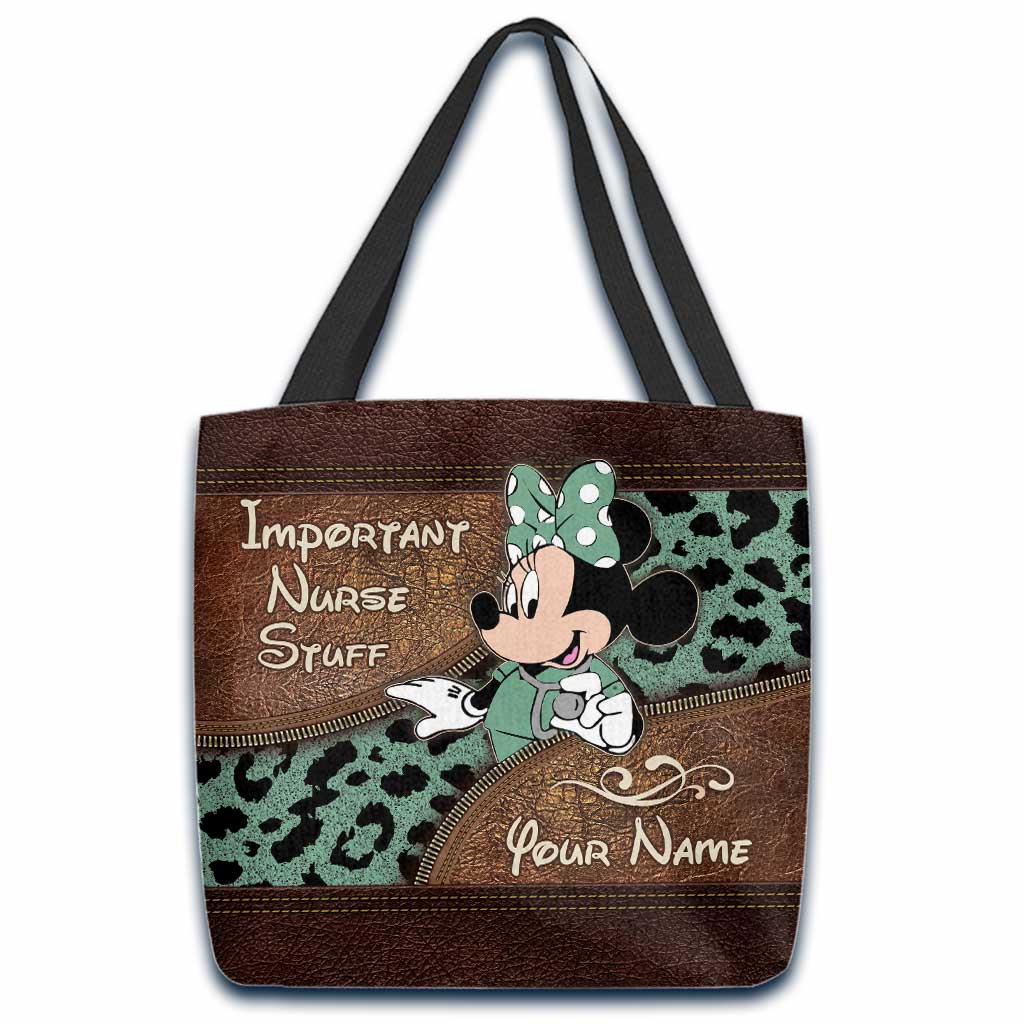 Important Nurse Stuff - Personalized Tote Bag