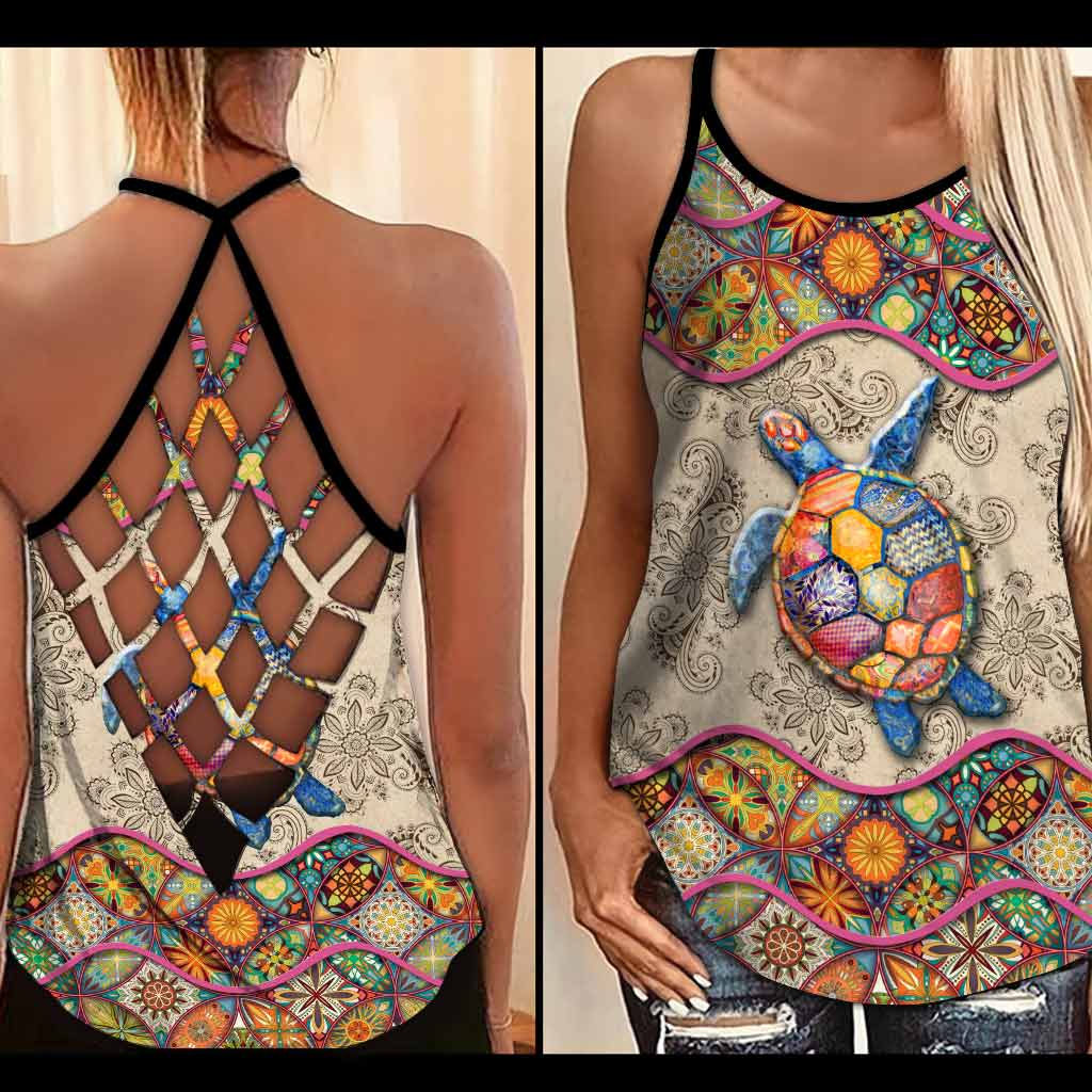 You Are My Sunshine - Turtle Cross Tank Top