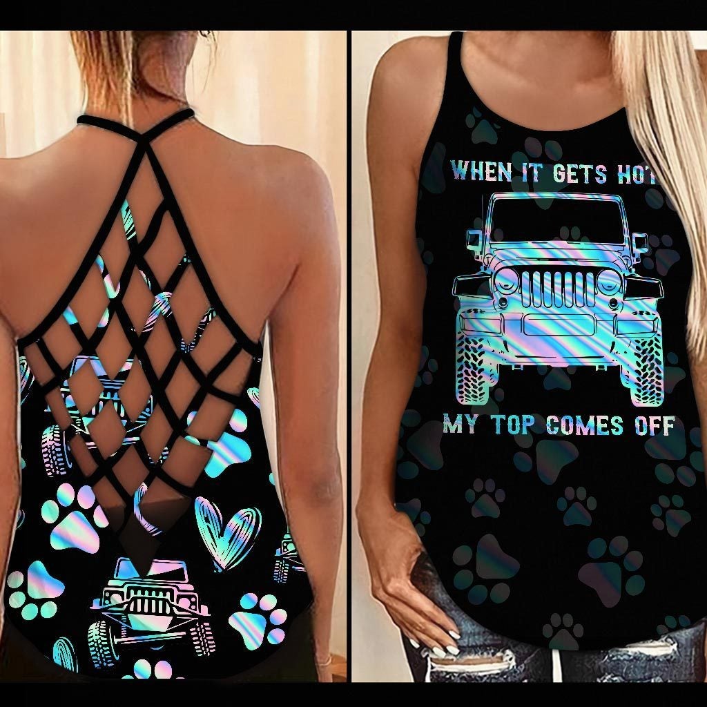When It Gets Hot - Car Cross Tank Top
