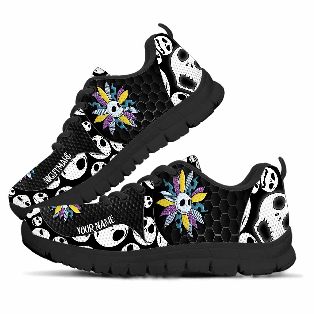 Hello Darkness - Personalized Nightmare Sneakers