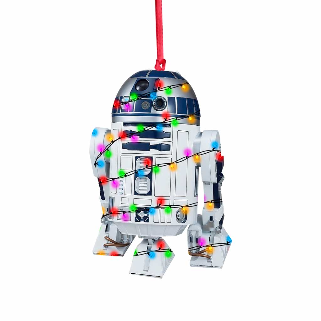 R2-D2 Droid - Christmas The Force Ornament (Printed On Both Sides)