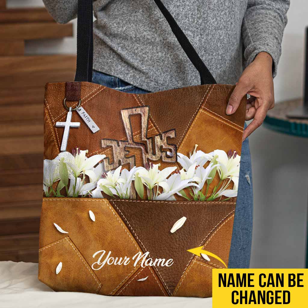 Faith - Jesus Christian Personalized Tote Bag