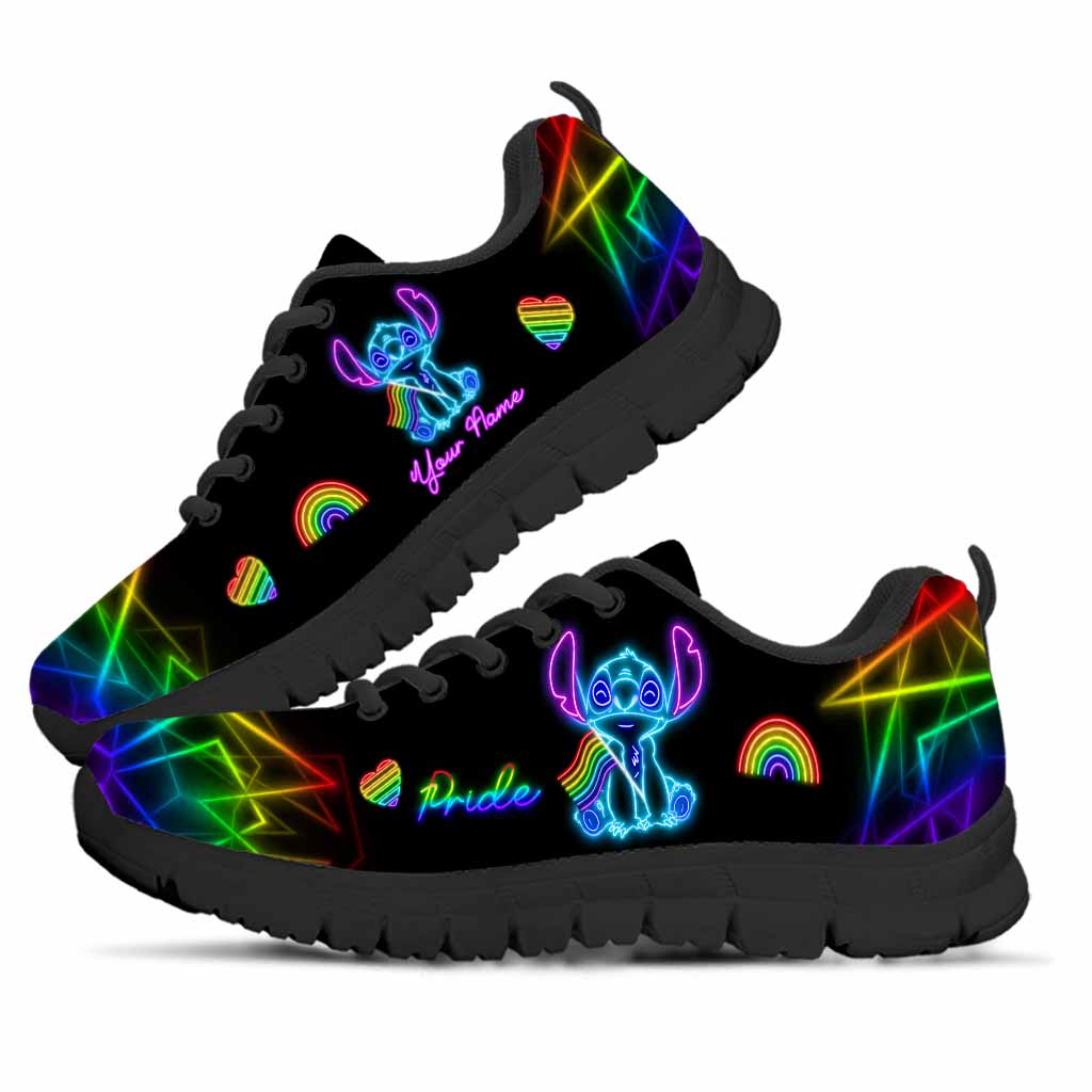 Rainbow Pride - Personalized LGBT Support Sneakers