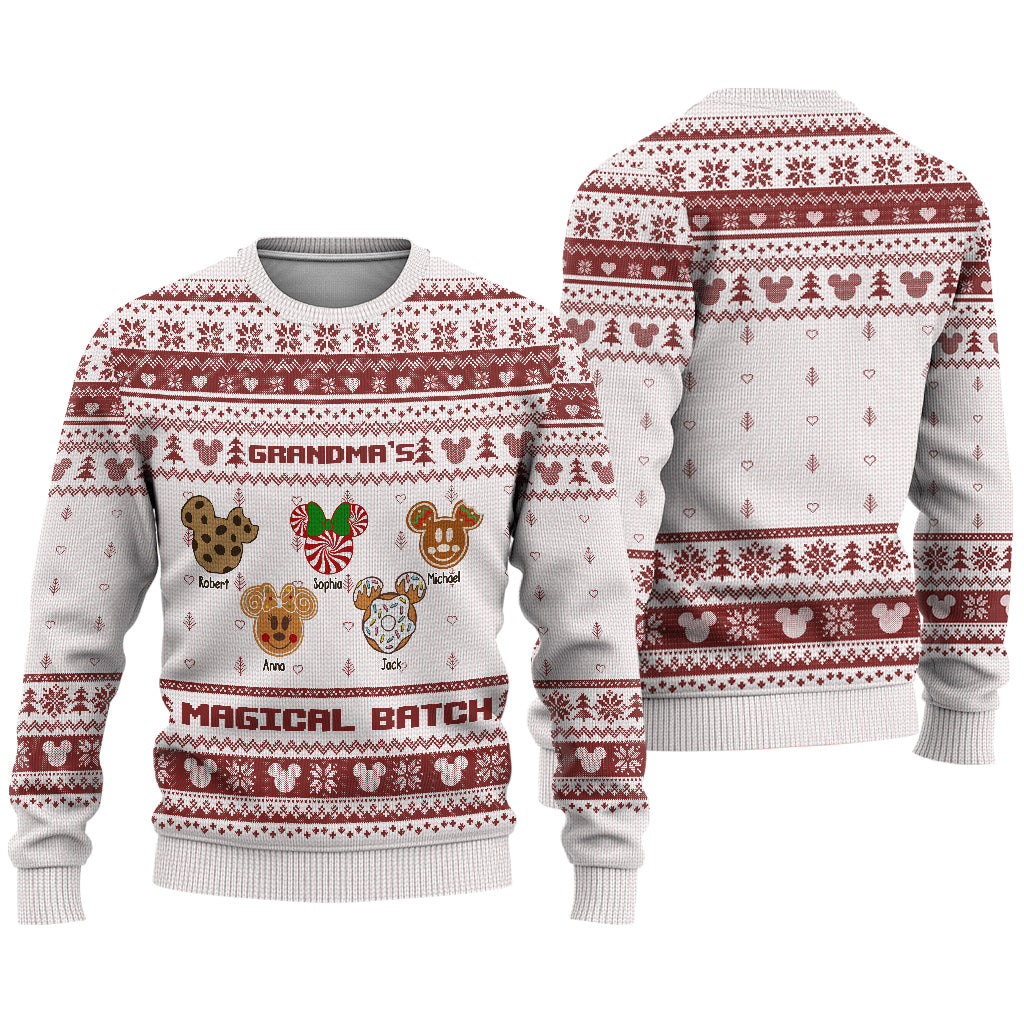 Nana's Magical Batch - Personalized Grandma Sweater