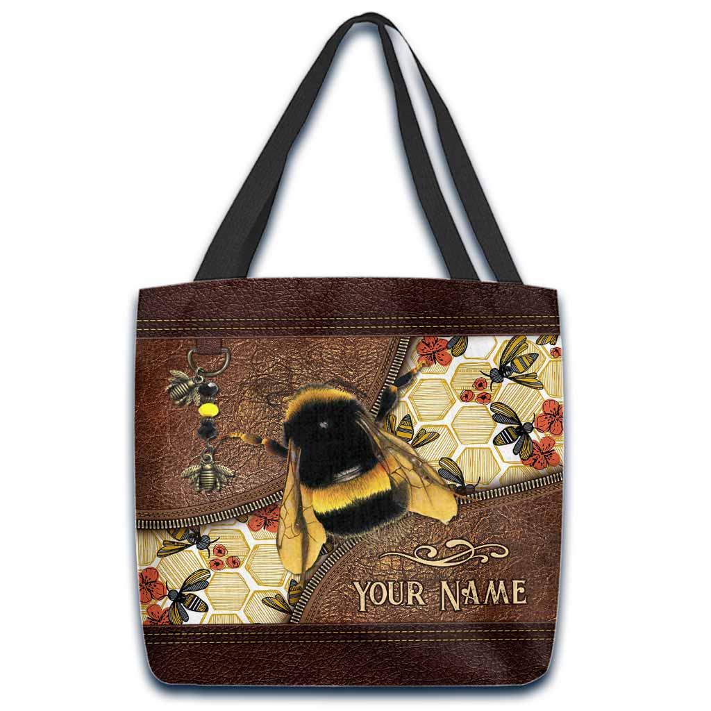 Bee Personalized Tote Bag