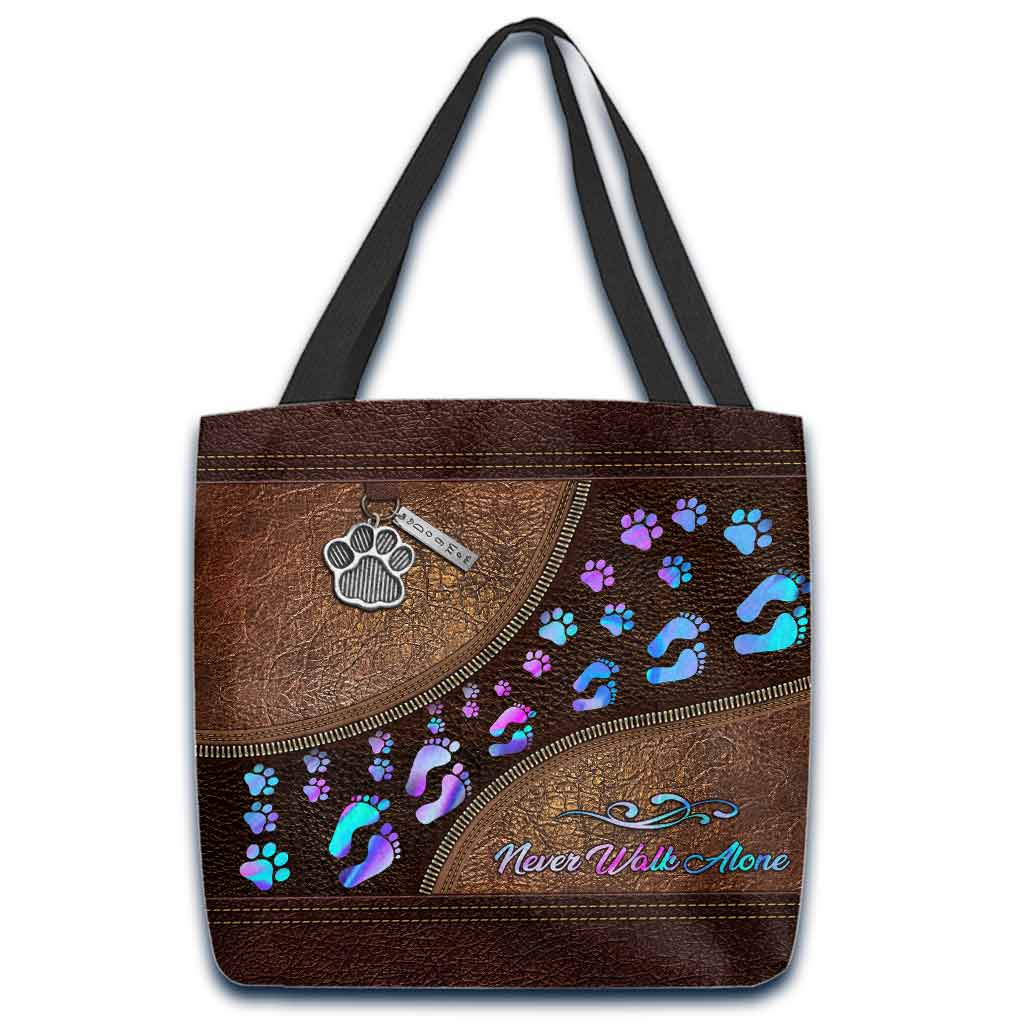Never Walk Alone - Dog Tote Bag 062021