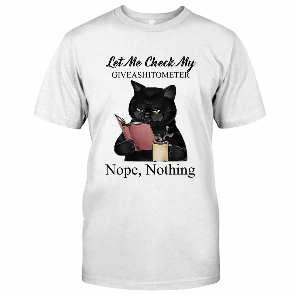 Let Me Check - Black Cat T-shirt And Hoodie 062021