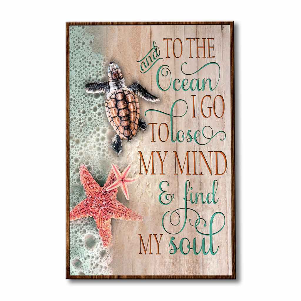 To The Ocean - Turtle Poster 062021