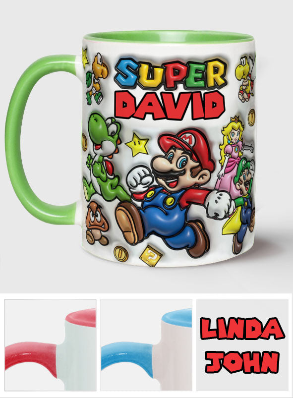 Super Mario - Personalized Super Plumber Accent Mug