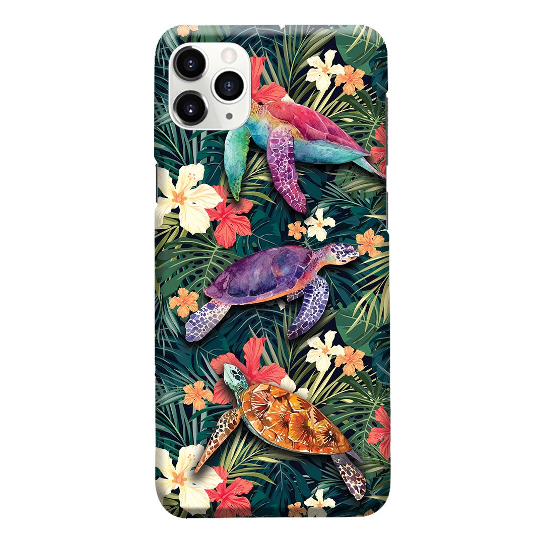 Tropical Turtles Phone Case