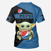 Cute Baby - Blue Soft Drink All Over Shirts 0223