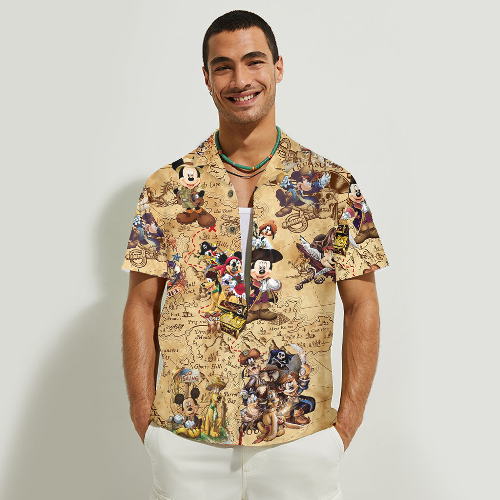 Pirate Mouse Hawaiian Shirt 0523