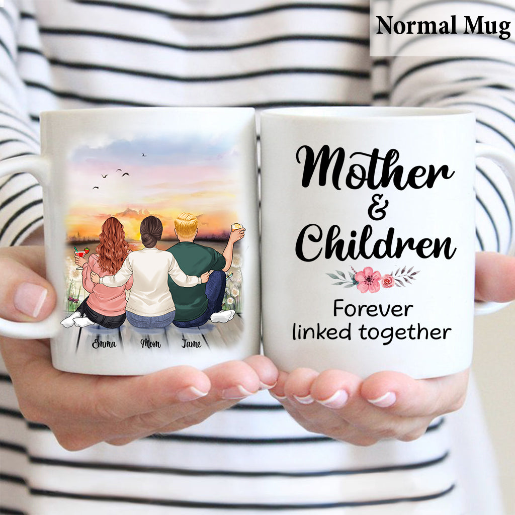 Forever Linked Together - Personalized Mother's Day Mother Mug