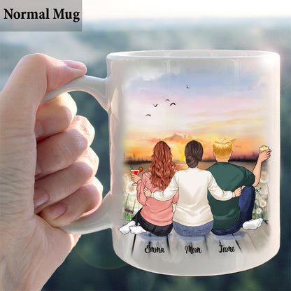 Forever Linked Together - Personalized Mother's Day Mother Mug