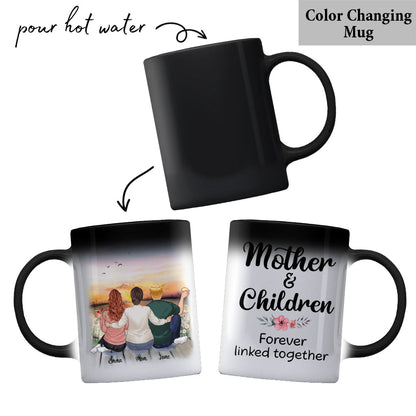 Forever Linked Together - Personalized Mother's Day Mother Mug