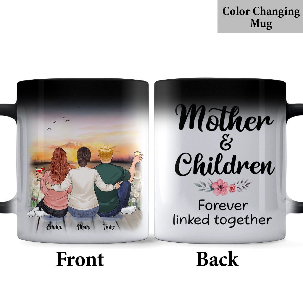 Forever Linked Together - Personalized Mother's Day Mother Mug