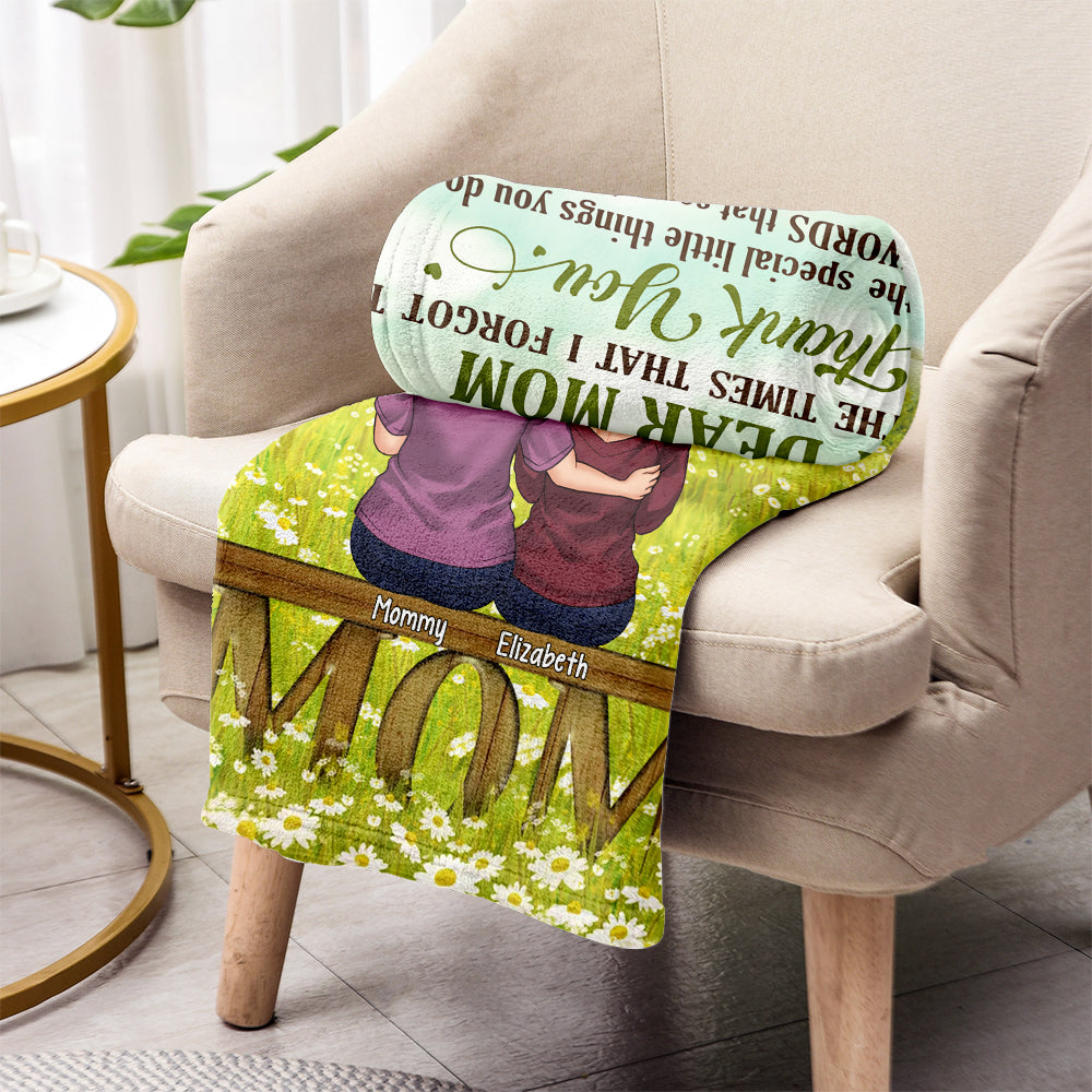 Dear My Mom I Need To Say I Love You - Personalized Mother's Day Mother Blanket