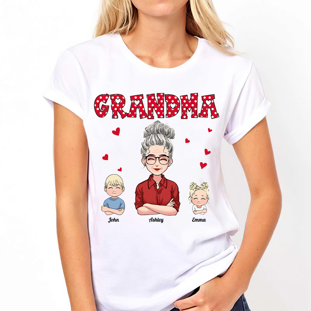 Grandma/ Mother And Kids - Personalized Mother's day Mother T-shirt and Hoodie