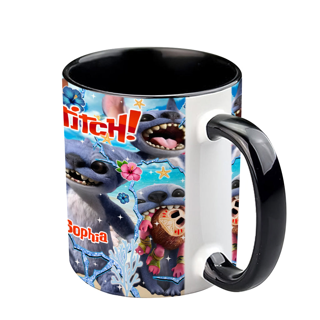 Ohana Means Family - Personalized Ohana Accent Mug