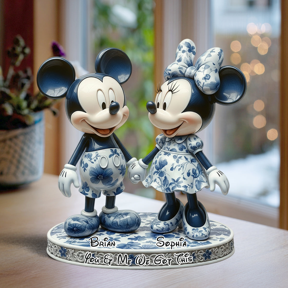 You & Me We Got This - Personalized Mouse Custom Shaped Acrylic Plaque