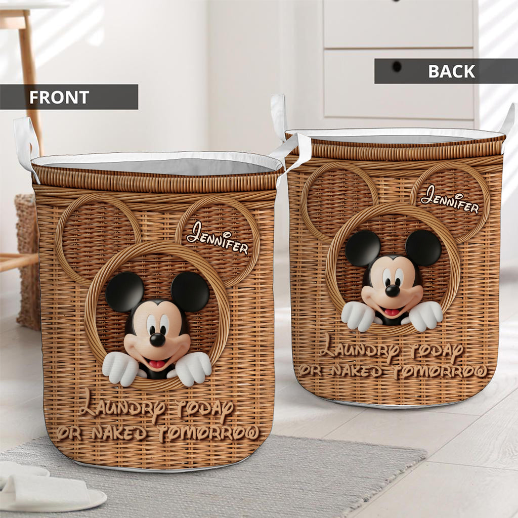 Laundry Today - Personalized Mouse Storage Basket