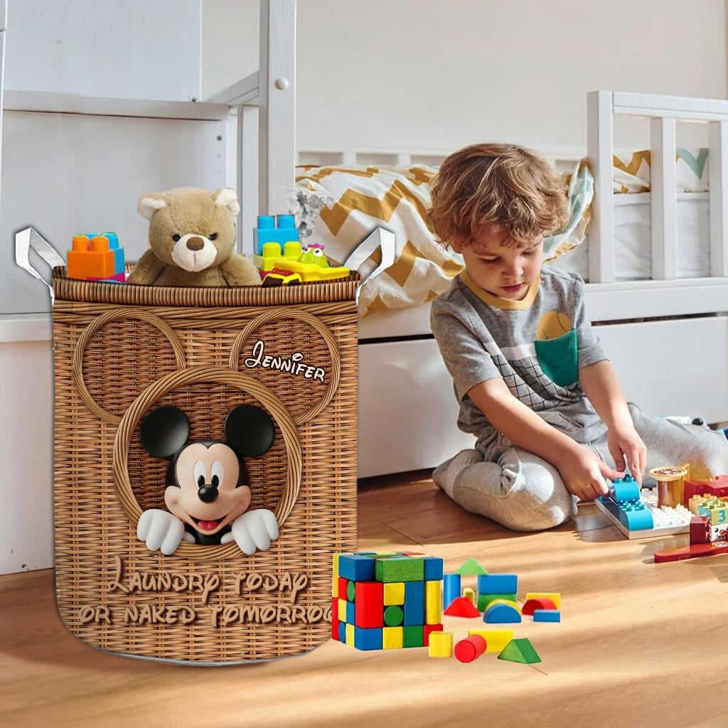 Laundry Today - Personalized Mouse Storage Basket