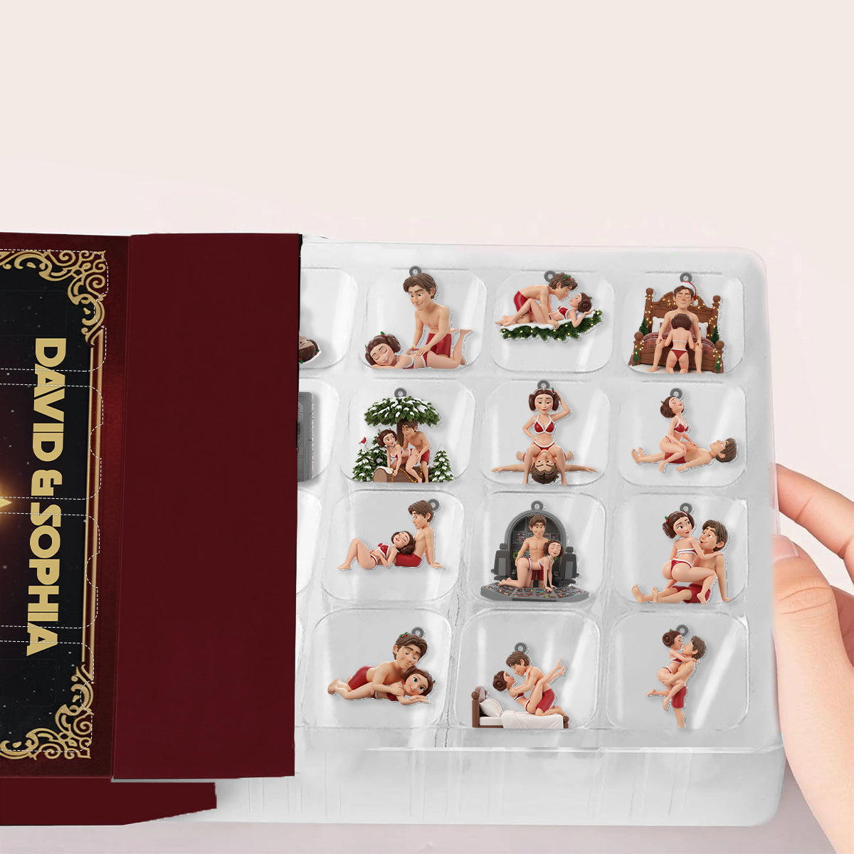 To the Stars and Back - Personalized The Force Advent Calendar With Ornaments