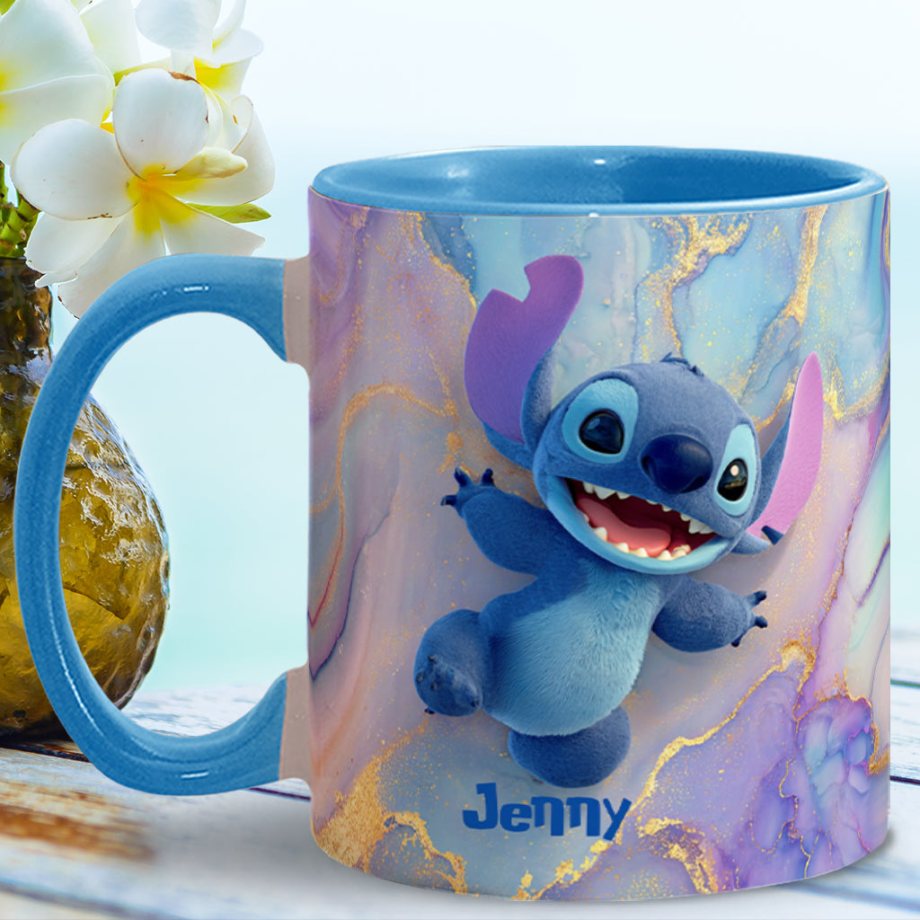 Ohana Marble Style - Personalized Ohana Accent Mug