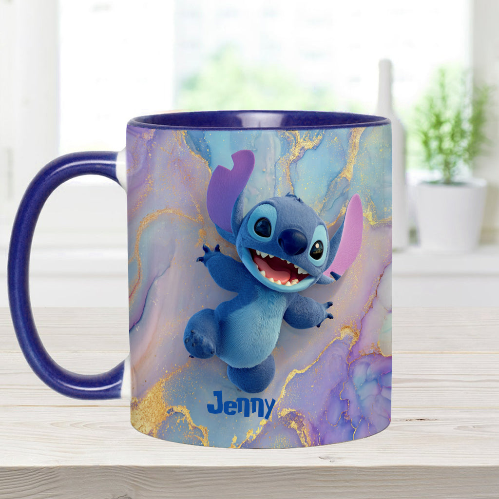 Ohana Marble Style - Personalized Ohana Accent Mug