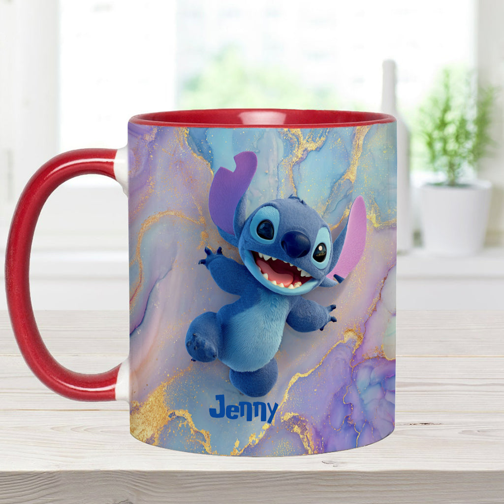 Ohana Marble Style - Personalized Ohana Accent Mug
