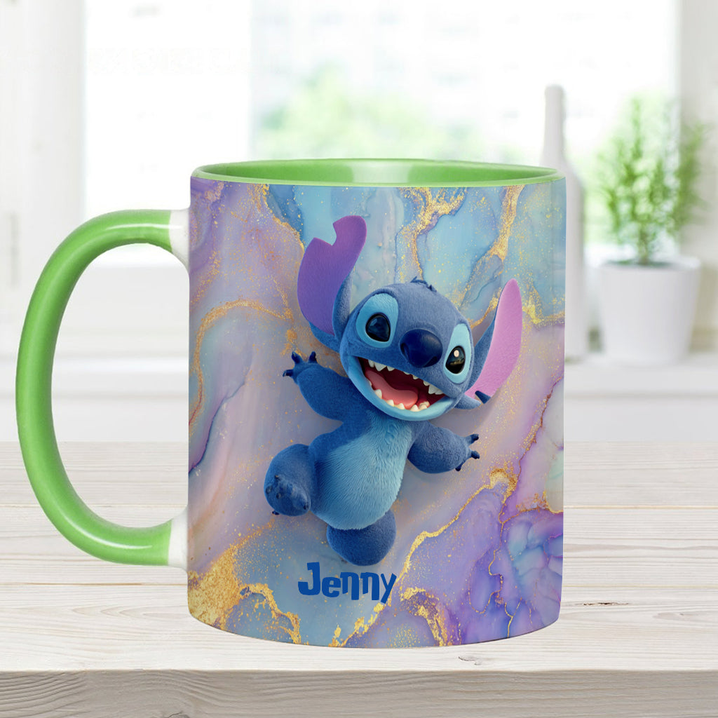 Ohana Marble Style - Personalized Ohana Accent Mug