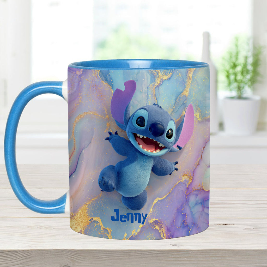 Ohana Marble Style - Personalized Ohana Accent Mug