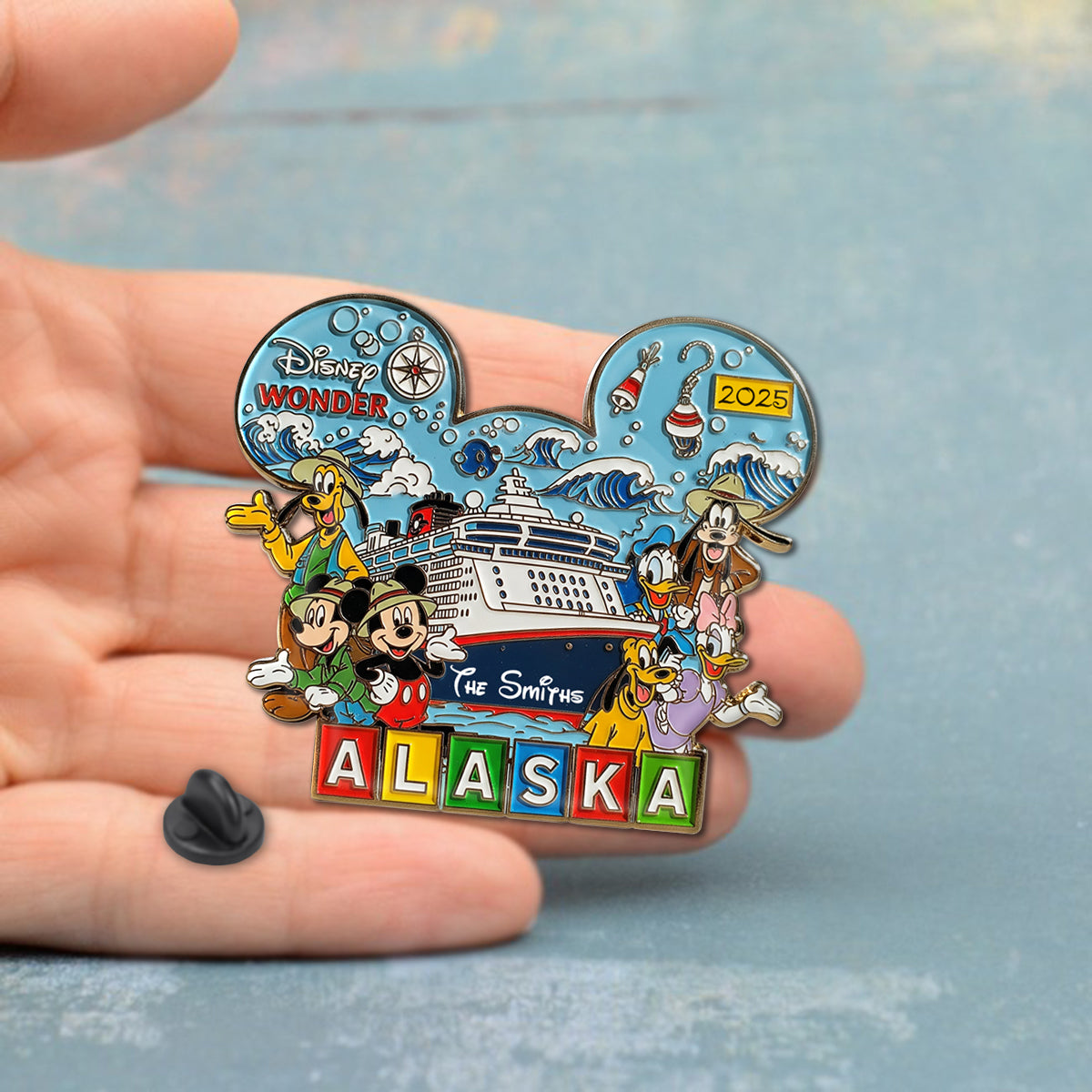Alaska Cruising Trip - Personalized Mouse Pin